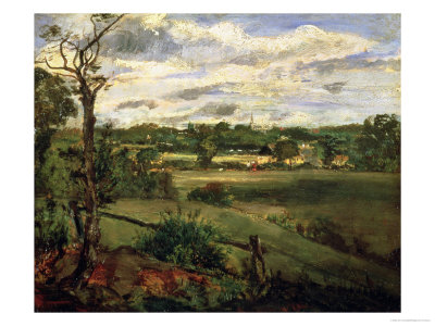 Highgate from Hampstead Heath John Constable